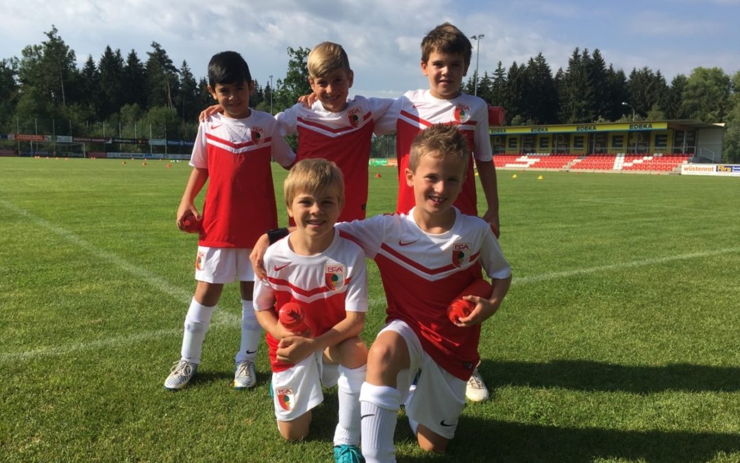 F1-Jungs im FC Augsburg – Trainingscamp