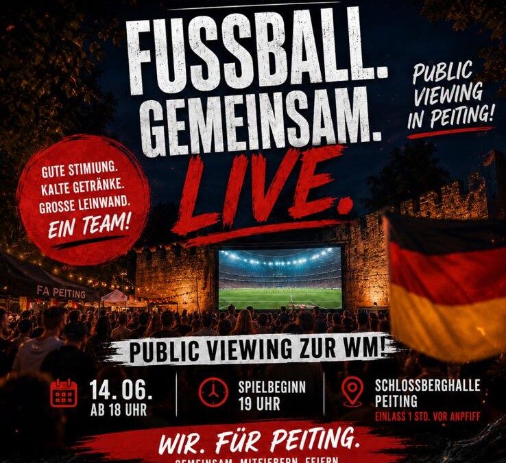 Public Viewing zur Weltmeisterschaft