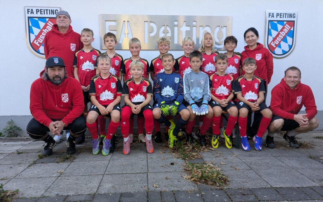 Neue Trikots für die E1-Jugend